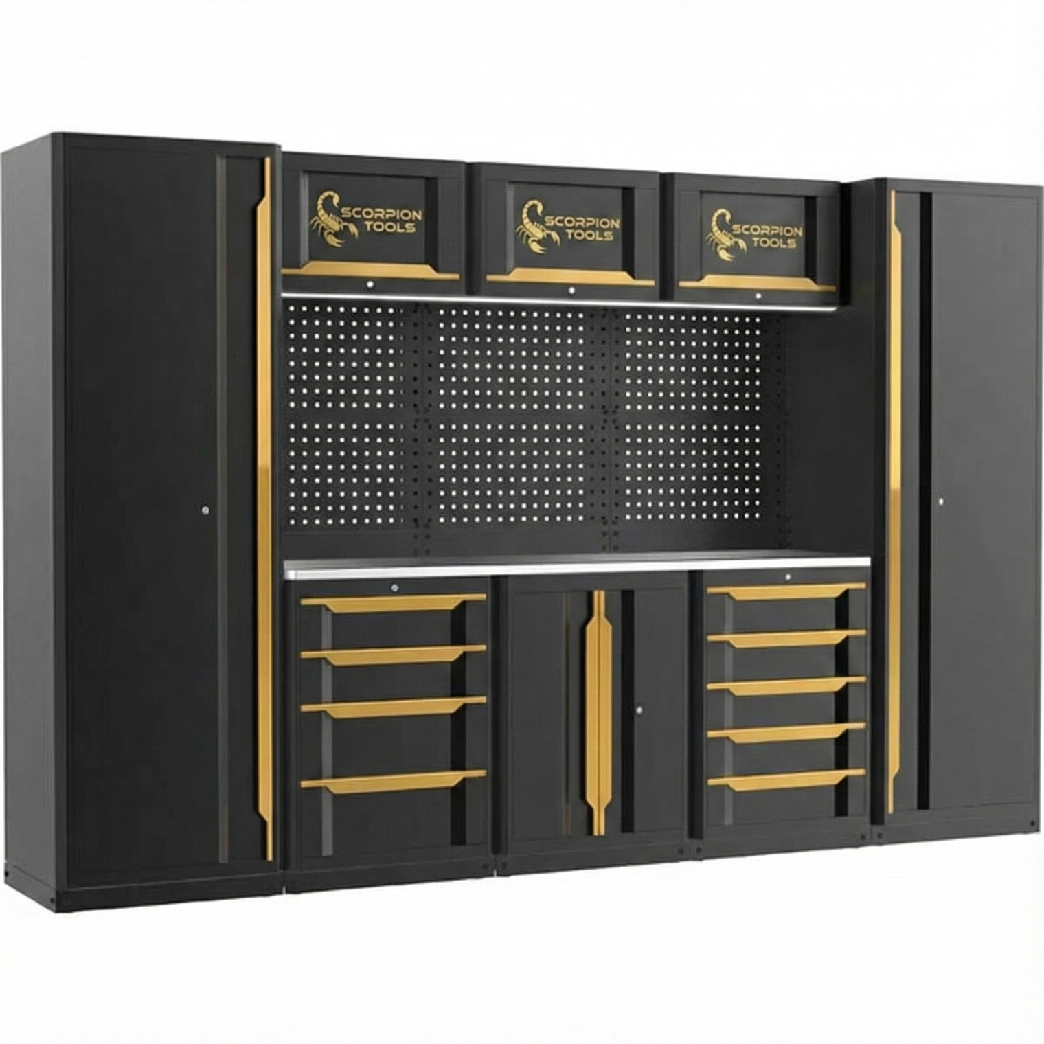 ST0012 - Garage Storage System Black & Gold