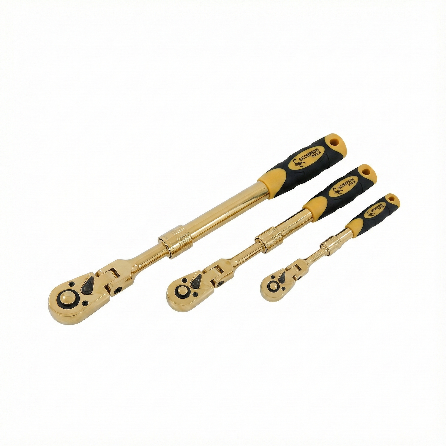 ST0015 - 3pc Extending Ratchet with Swivel Head Set
