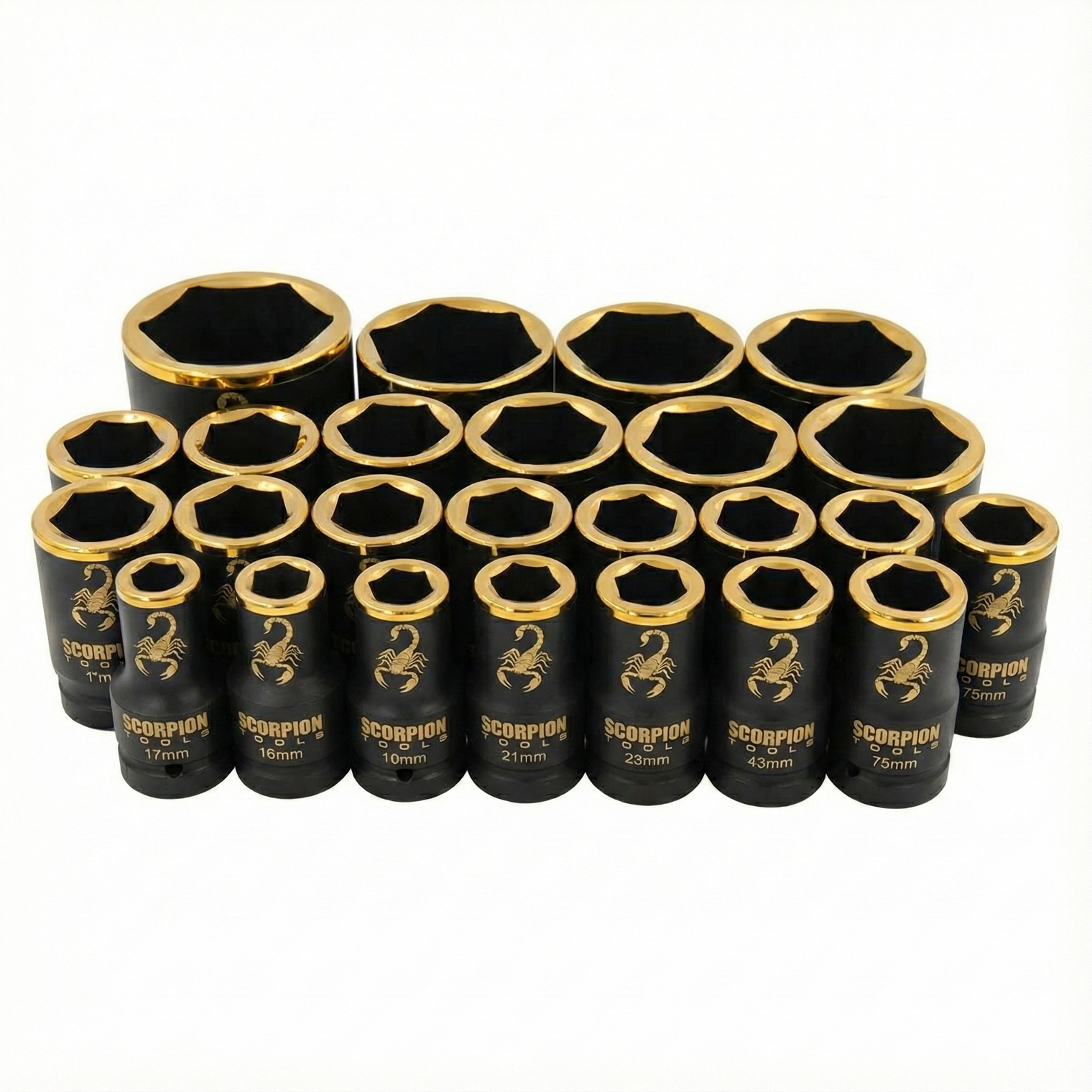 ST0013 - 25pc 1in Dr Impact Socket Set