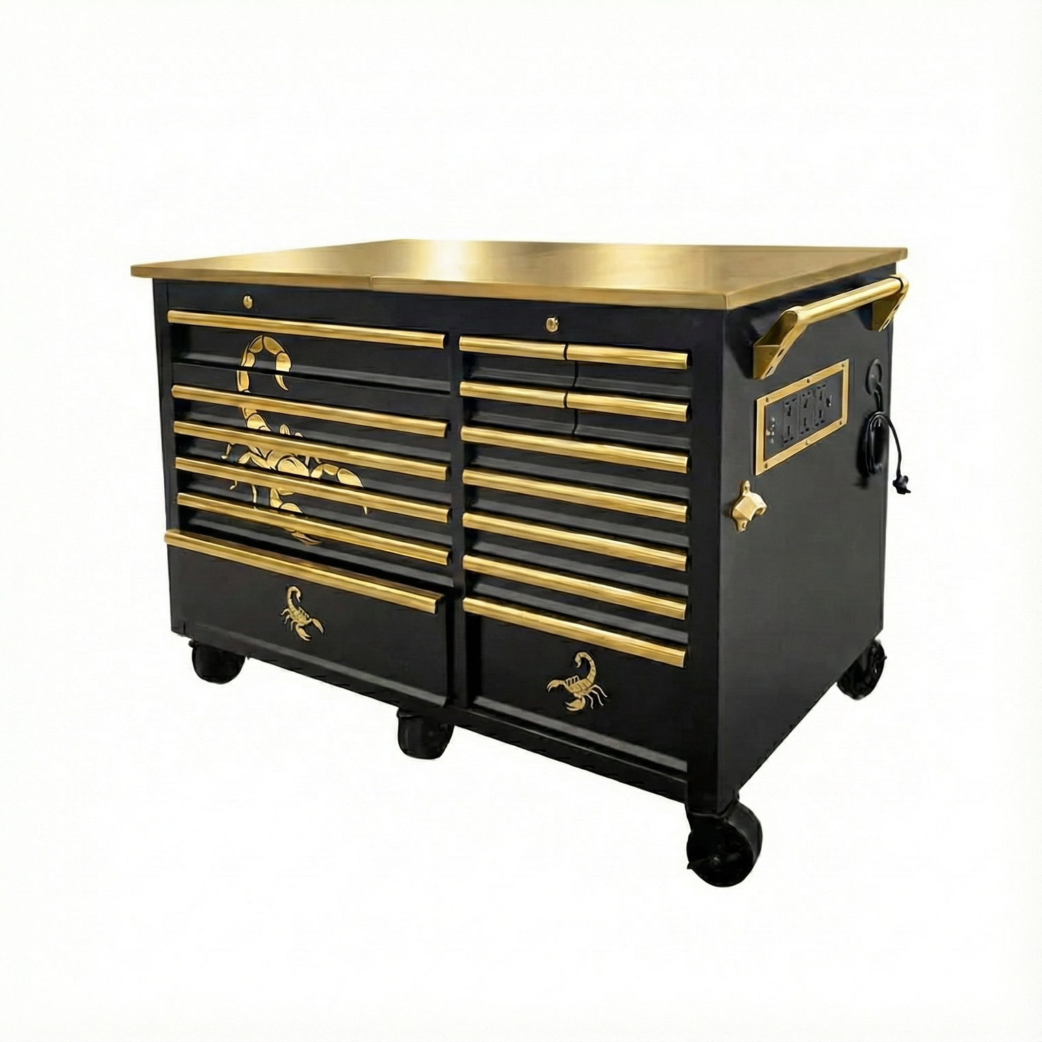 ST0004 - 61in Stainless Steel Top Mobile Workbench